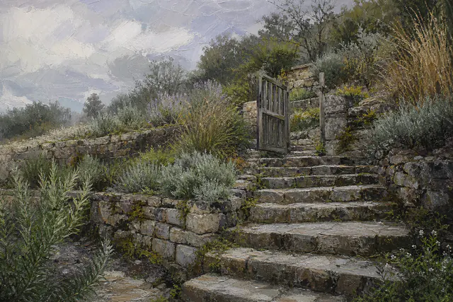 Stone steps and a clear path boundary symbolizing honest limits in relationships