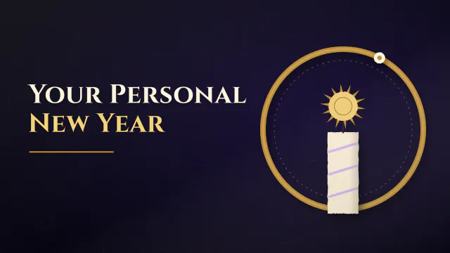 Your birthday as a personal new year: what the solar return really marks