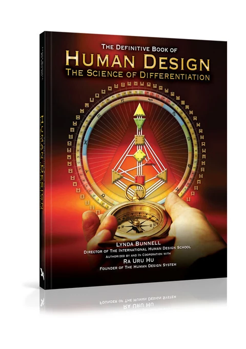 Book cover of “The Definitive Book of Human Design” by Lynda Bunnell and Ra Uru Hu